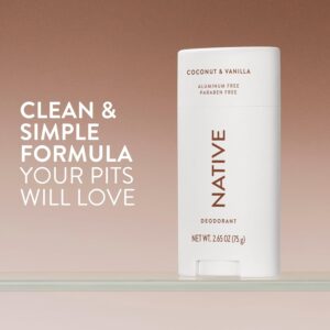 coconut & vanilla native deodorant