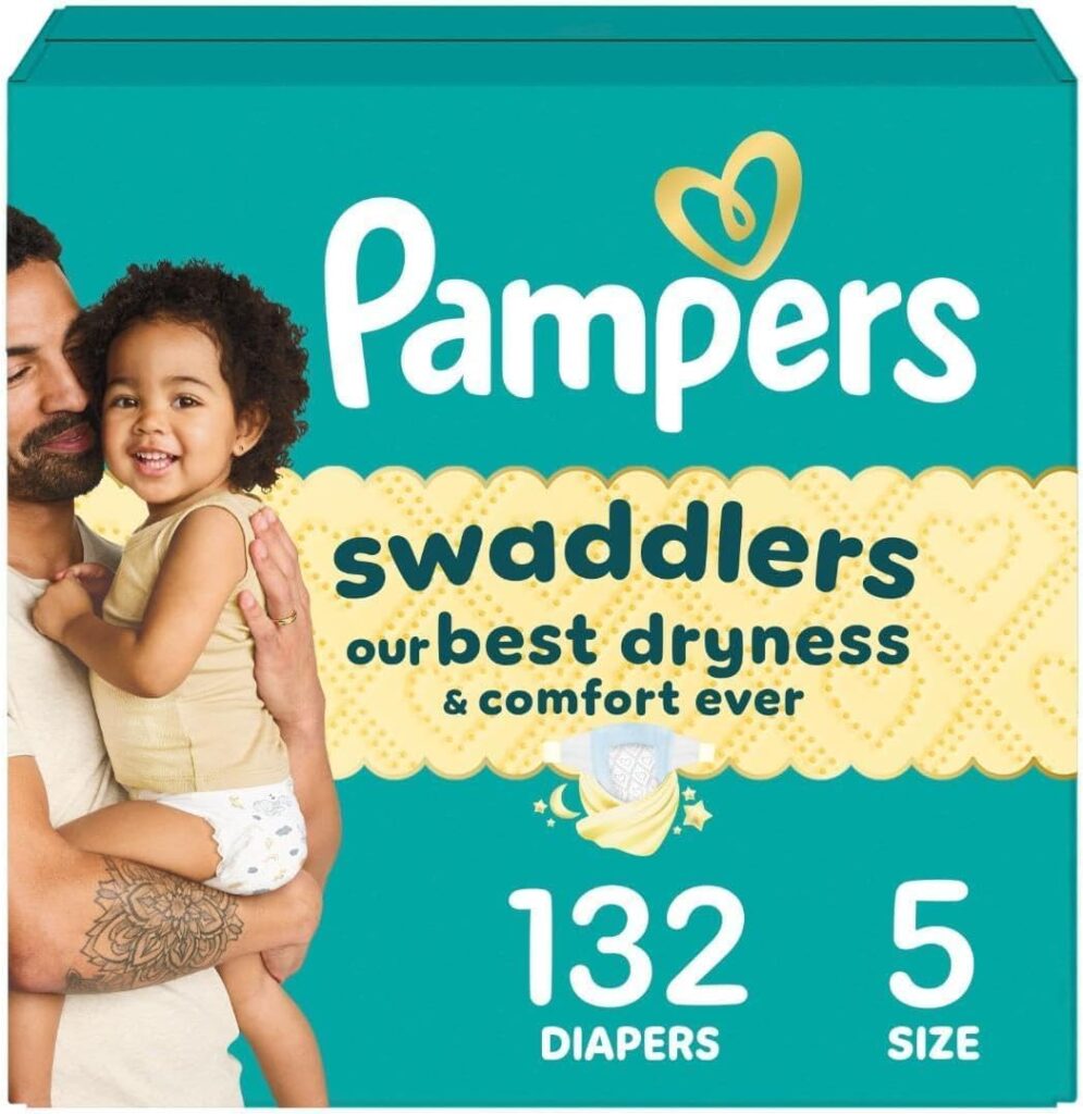 Pampers Swaddlers Size 5 Diapers 132 Count