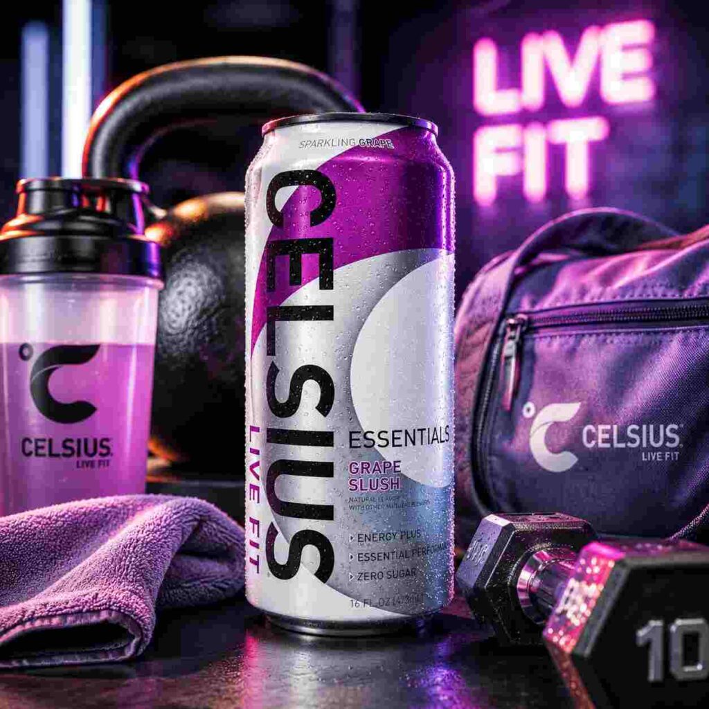 fitness lifestyle with zero sugar energy drinks