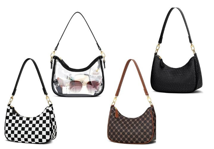 Multiple color options of KKXIU shoulder bags for women