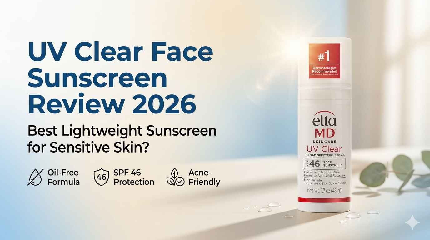 EltaMD UV Clear Face Sunscreen feature image for sensitive skin review