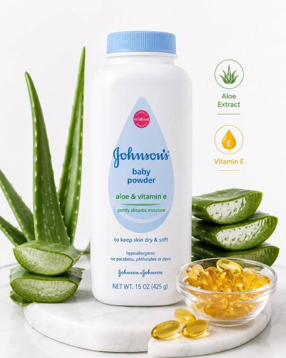 Proper application of baby powder for moisture control