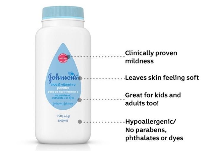 Happy baby with healthy soft skin after daily care