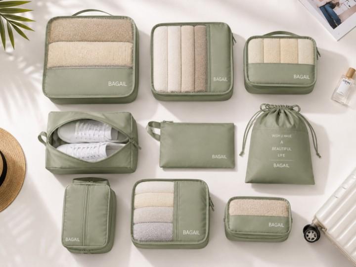 Complete BAGAIL luggage packing cube organizer set