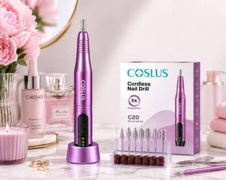 COSLUS C20 Cordless Nail Drill Machine for professional manicure and pedicure at home