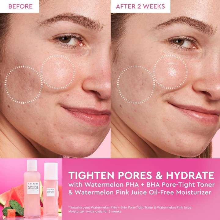 Using Glow Recipe PHA BHA toner in a Korean skincare routine