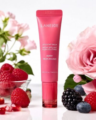 LANEIGE Lip Glowy Balm Berry moisturizing tinted lip balm with glossy finish