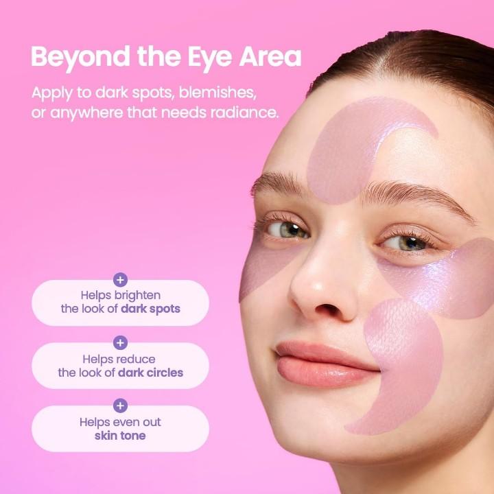 Using BIODANCE eye patches before applying makeup